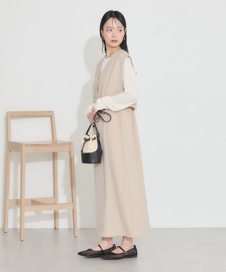 earth music&ecology「SET2点ベスト+キャミドレ」|ワンピース|