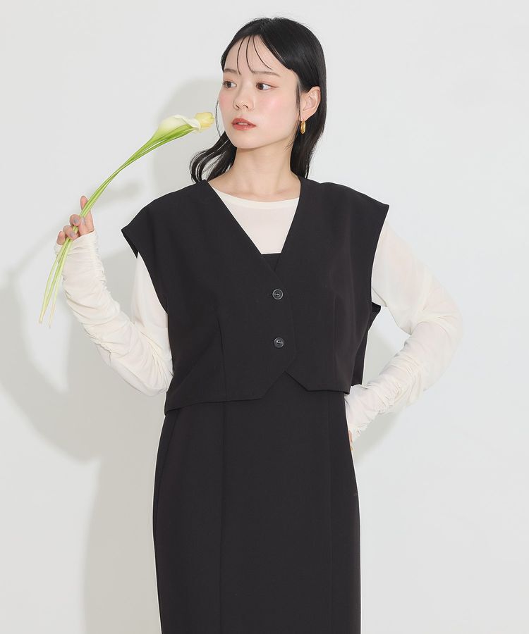 earth music&ecology「SET2点ベスト+キャミドレ」|ワンピース|