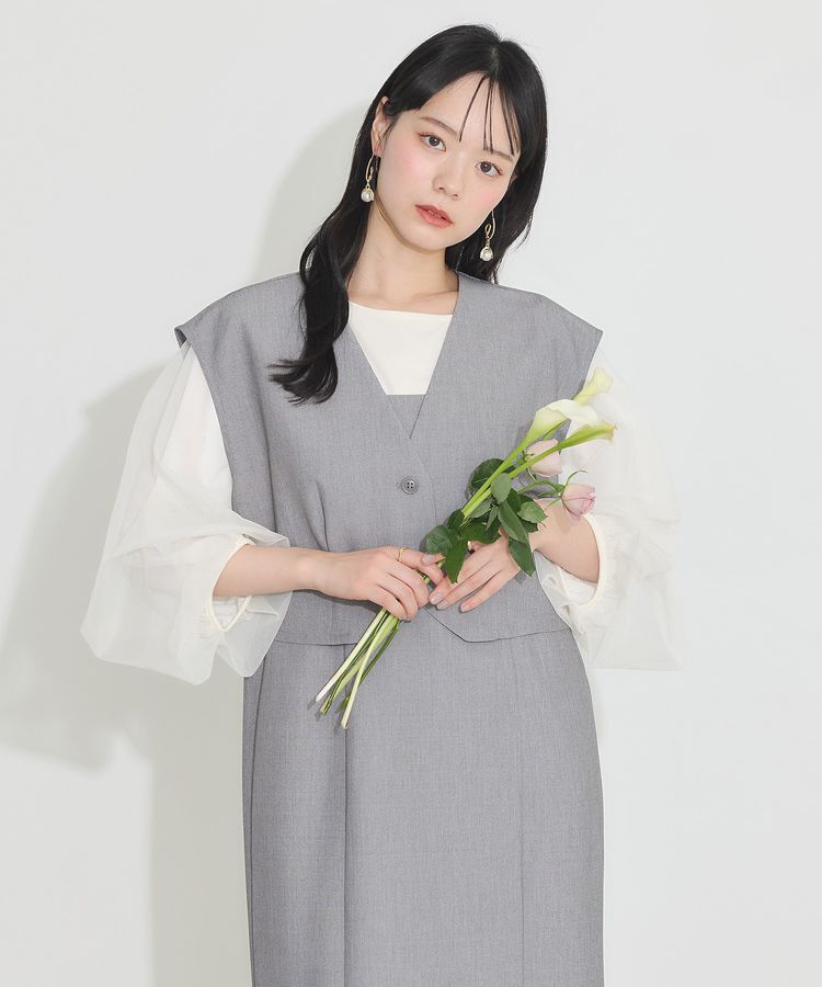 earth music&ecology「SET2点ベスト+キャミドレ」|ワンピース|