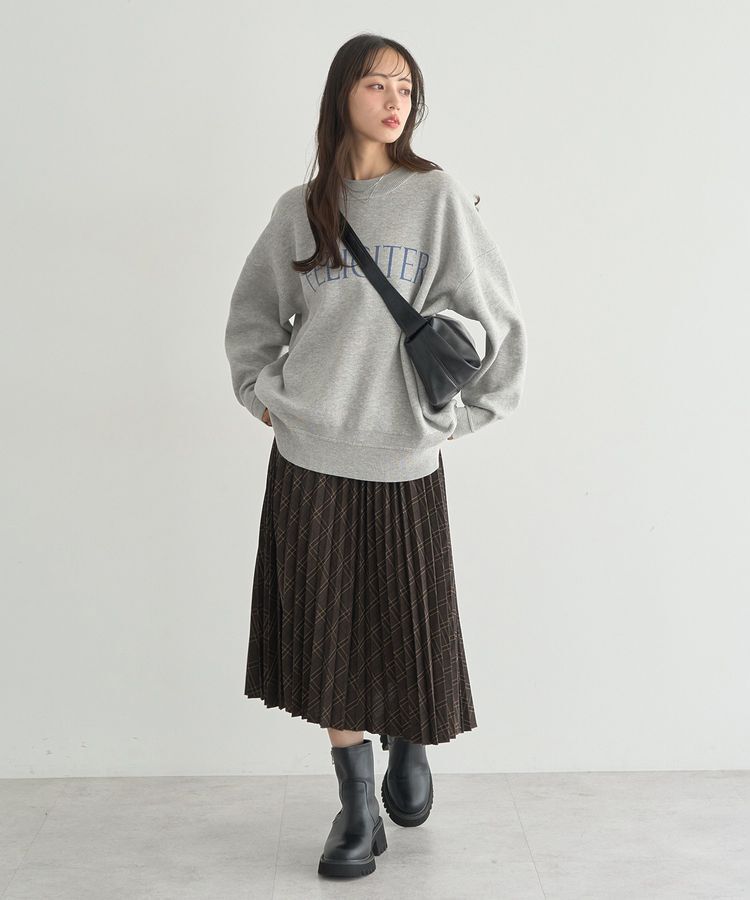 earth music&ecology「プリーツミディスカート」|スカート|