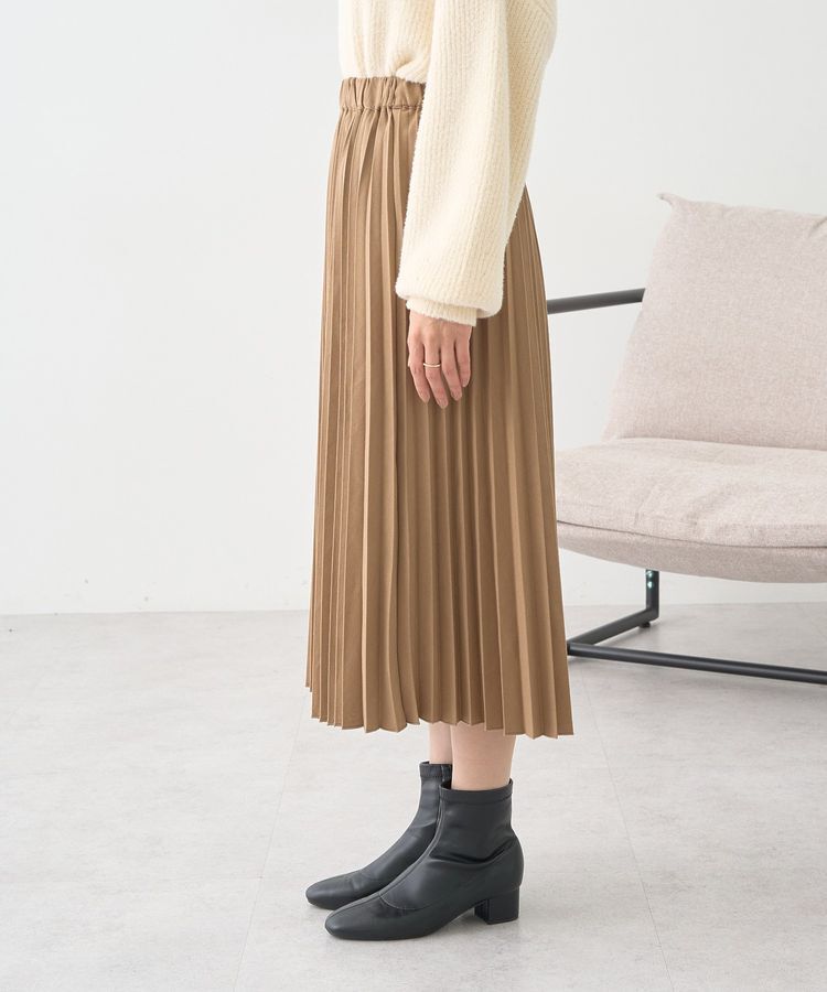 earth music&ecology「プリーツミディスカート」|スカート|