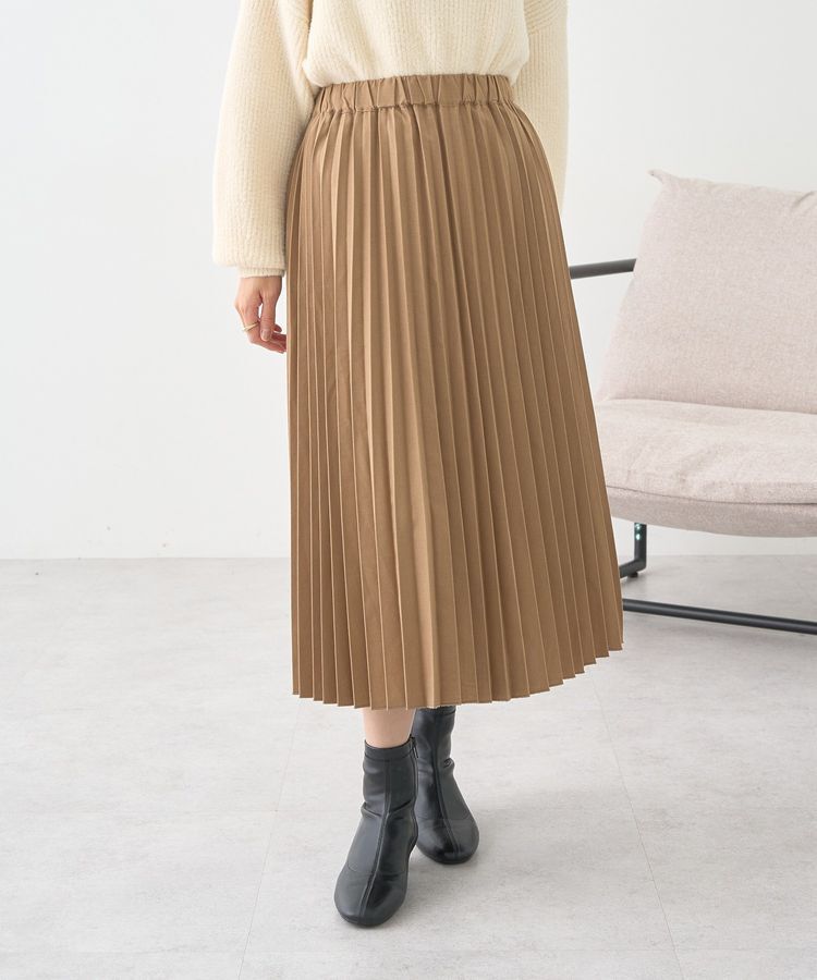 earth music&ecology「プリーツミディスカート」|スカート|