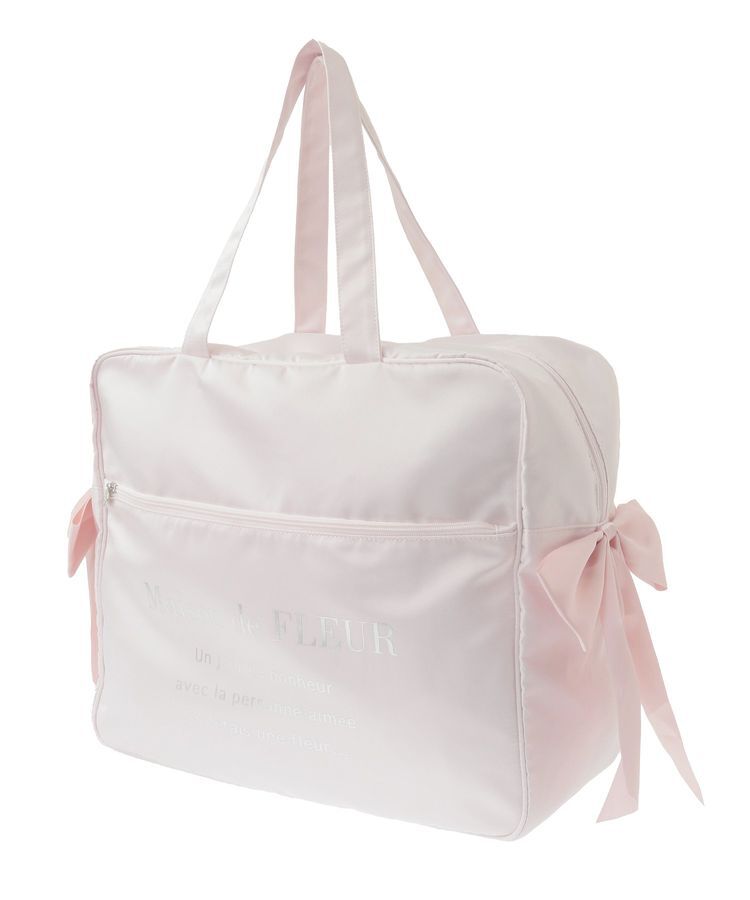 Maison de FLEUR「サテンキャリーオンバッグ」|トートバッグ|