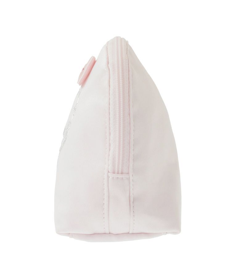 Maison de FLEUR「サテンリボンラウンドポーチ」|ポーチ|