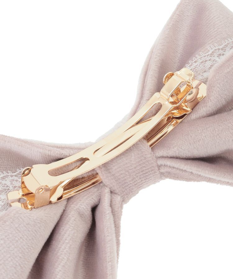 Maison de FLEUR「ベロアレースリボンバレッタ」|その他|