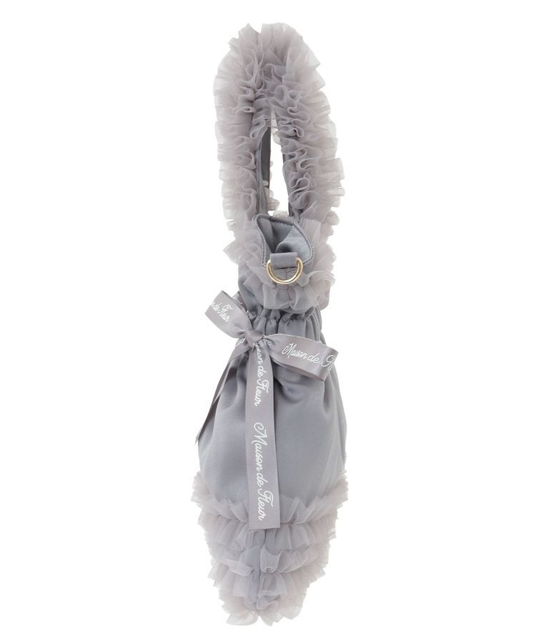 Maison de FLEUR「《一部店舗限定》チュールフリルダブルリボン2Wayトート」|トートバッグ|