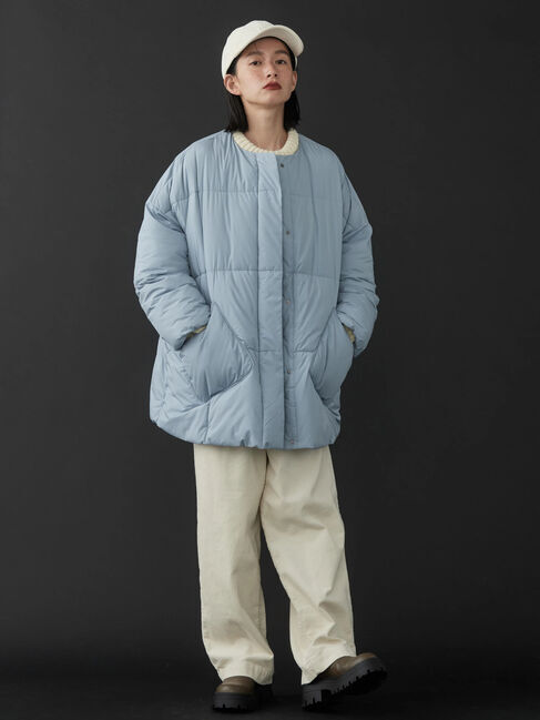  「あったかマフラー付き中綿コート」|その他|