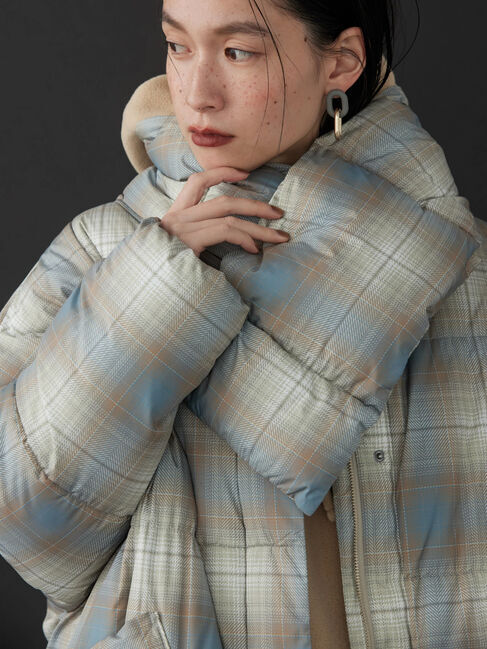  「あったかマフラー付き中綿コート」|その他|