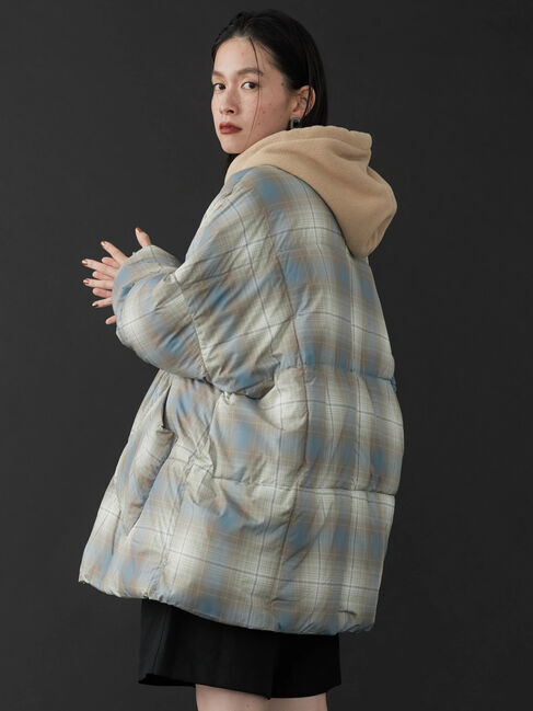  「あったかマフラー付き中綿コート」|その他|