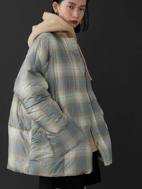  「あったかマフラー付き中綿コート」|その他|