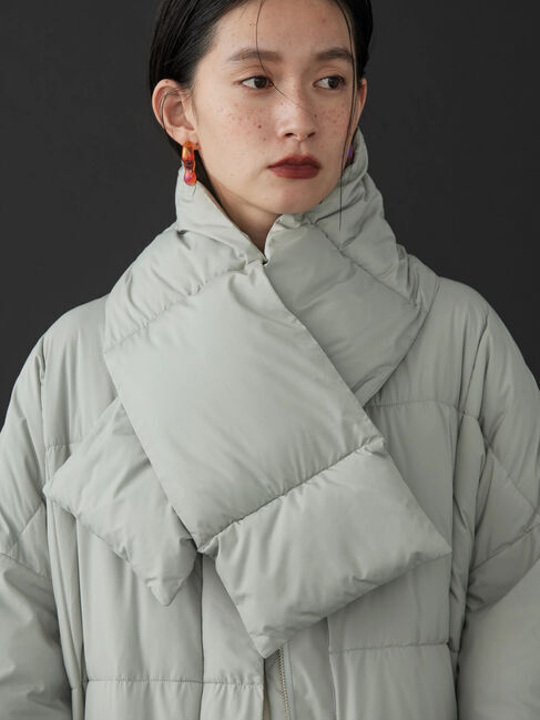  「あったかマフラー付き中綿コート」|その他|