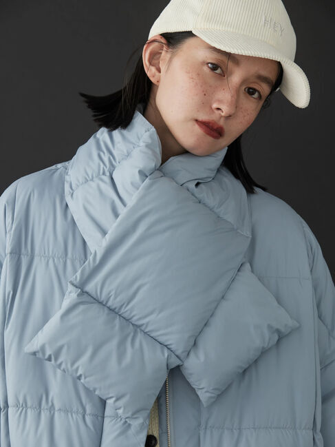  「あったかマフラー付き中綿コート」|その他|