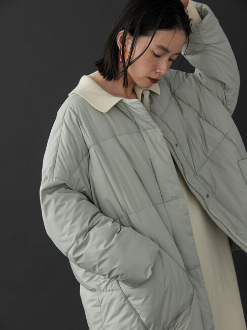  「あったかマフラー付き中綿コート」|その他|