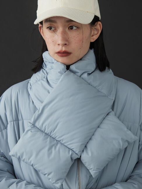  「あったかマフラー付き中綿コート」|その他|