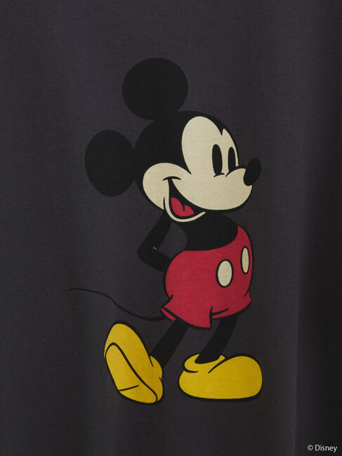  「裾フリンジ半袖カットプルオーバー/Mickey」|Tシャツ・カットソー|
