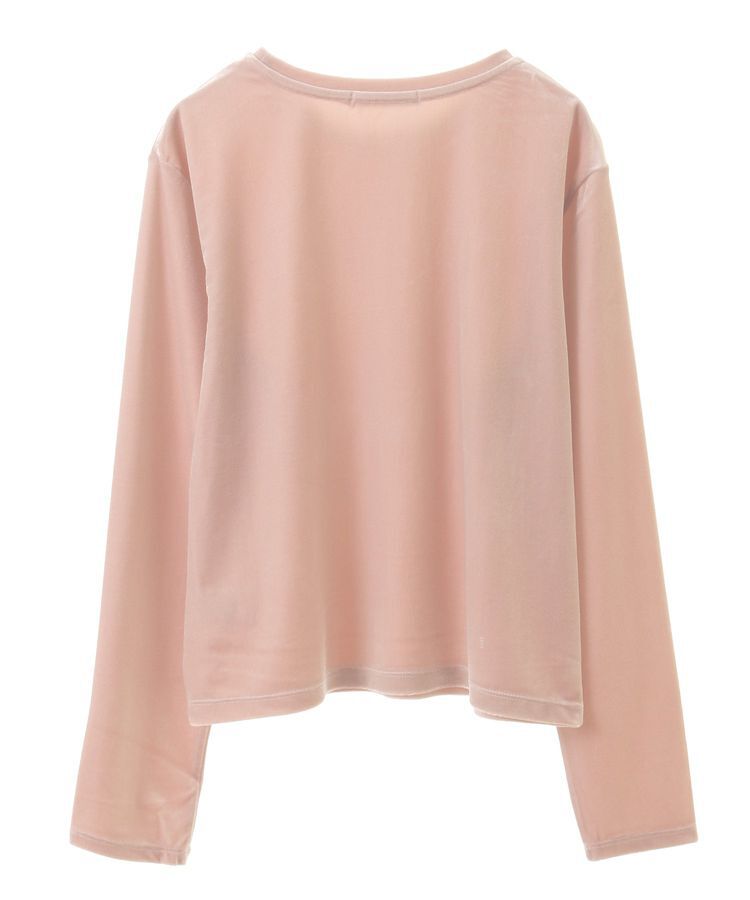 AMERICAN HOLIC「ベロアクルーネックカットプルオーバー」|Tシャツ・カットソー|