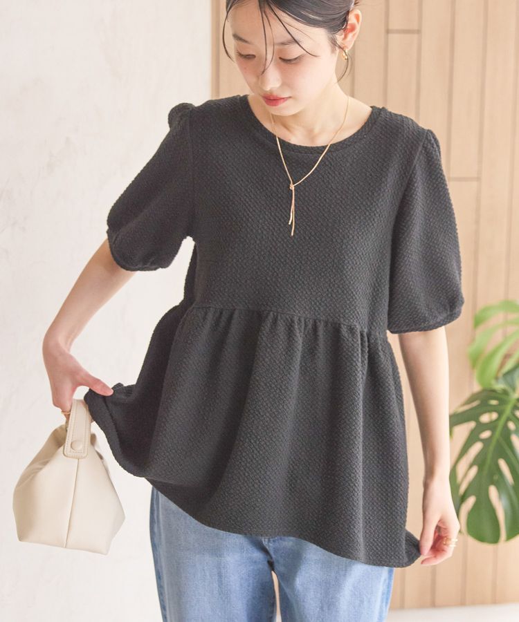 AMERICAN HOLIC「フクレジャガードペプラムプルオーバー」|Tシャツ・カットソー|