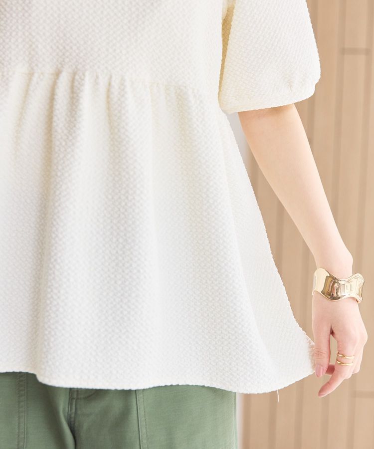 AMERICAN HOLIC「フクレジャガードペプラムプルオーバー」|Tシャツ・カットソー|