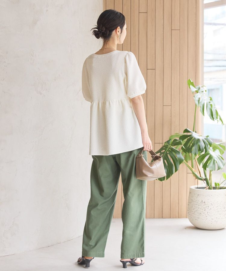 AMERICAN HOLIC「フクレジャガードペプラムプルオーバー」|Tシャツ・カットソー|