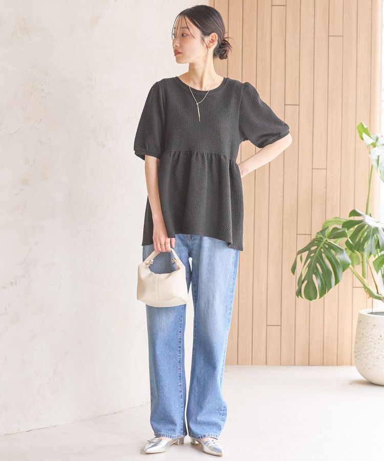 AMERICAN HOLIC「フクレジャガードペプラムプルオーバー」|Tシャツ・カットソー|