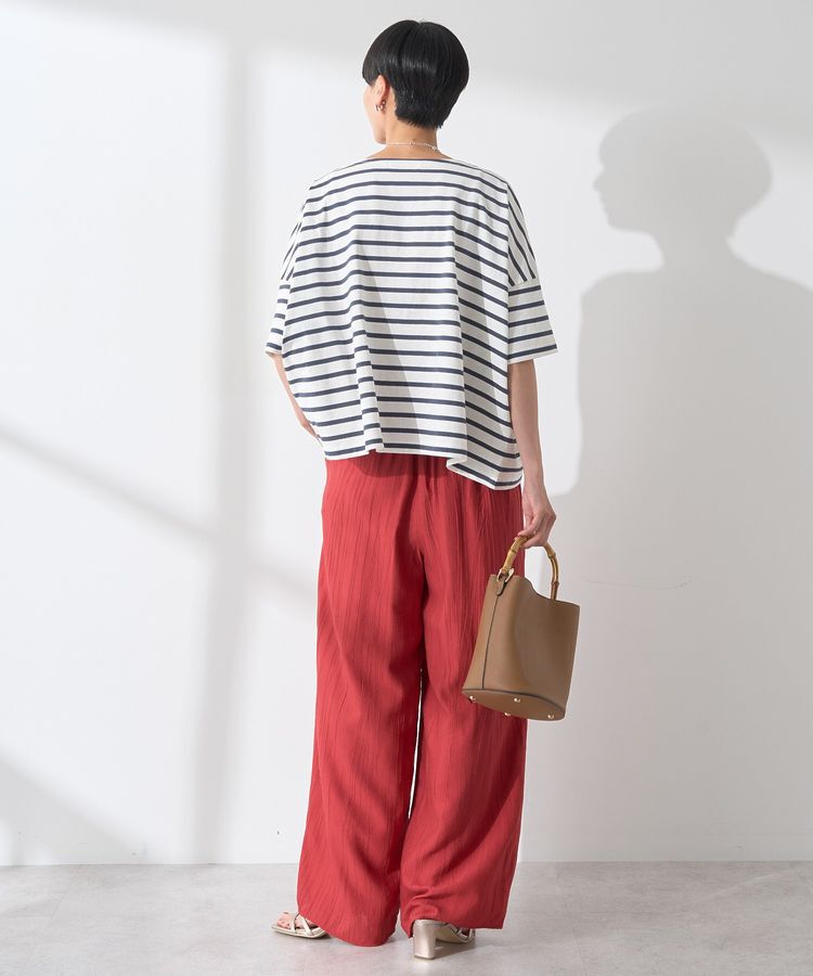 AMERICAN HOLIC「バスクボーダー半袖プルオーバー」|Tシャツ・カットソー|