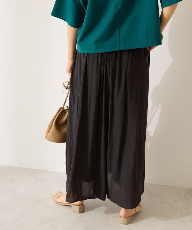 AMERICAN HOLIC「【選べる丈】接触冷感シフォンスカーチョ」|スカート|