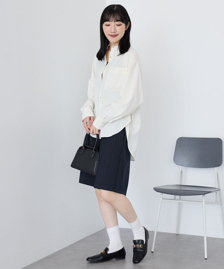 AMERICAN HOLIC「金ボタンバックシャンロングシャツ/チュニック」|シャツ・ブラウス|