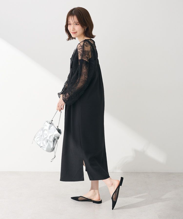 Green Parks「チュールレイヤードブラウス」|シャツ・ブラウス|