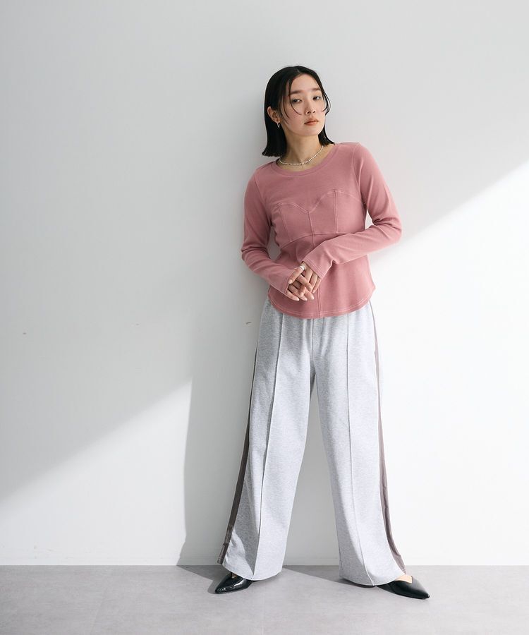 Green Parks「・SUGAR SPOON ビスチェラインリブロンTEE」|Tシャツ・カットソー|