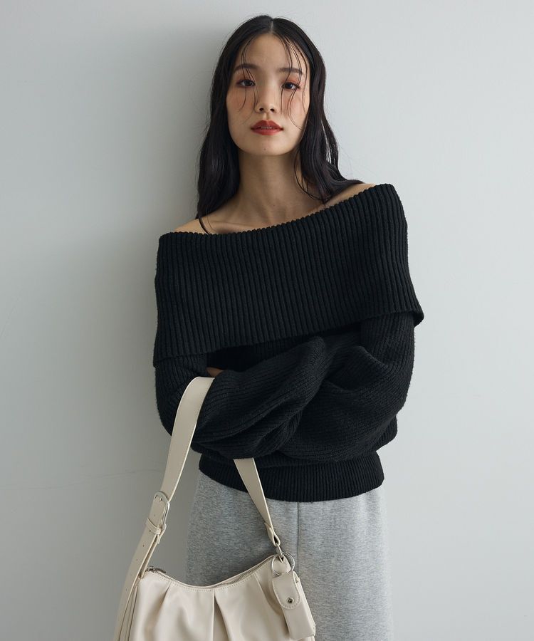 AnriettMusee「オフショルダーニット」|ニット・セーター|
