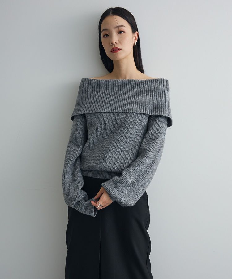 AnriettMusee「オフショルダーニット」|ニット・セーター|