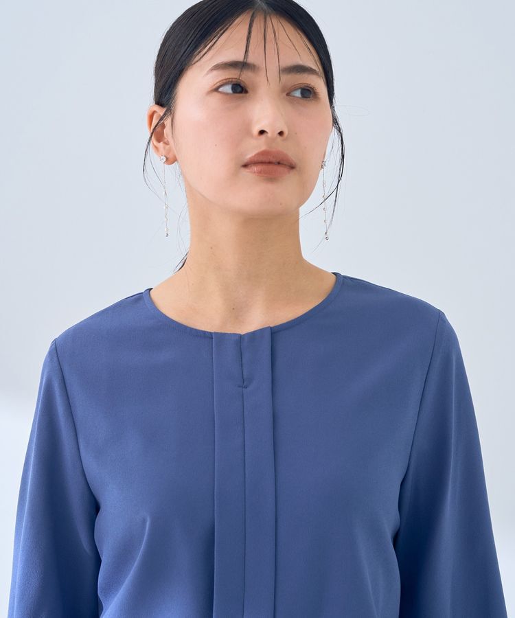 YECCA VECCA「ジョーゼットプリーツワンピース」|ワンピース|