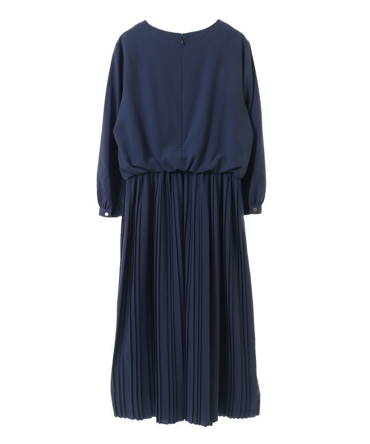 YECCA VECCA「ジョーゼットプリーツワンピース」|ワンピース|