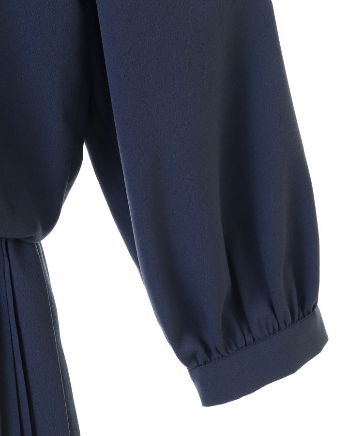 YECCA VECCA「ジョーゼットプリーツワンピース」|ワンピース|