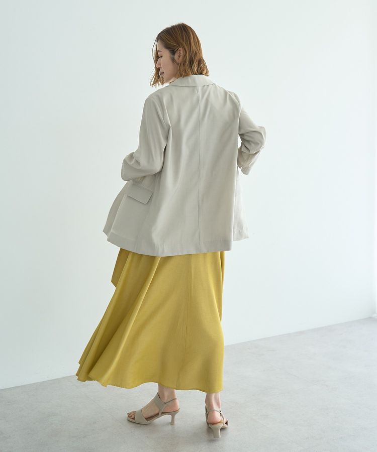 YECCA VECCA「【接触冷感】COOLシャツテーラードジャケット」|テーラードジャケット|