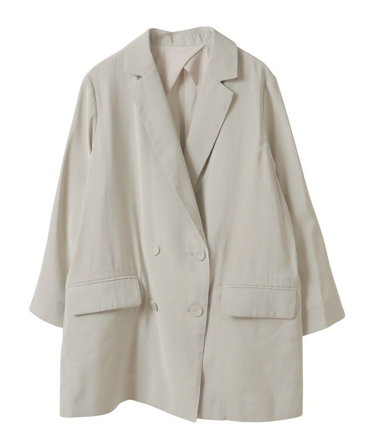 YECCA VECCA「【接触冷感】COOLシャツテーラードジャケット」|テーラードジャケット|