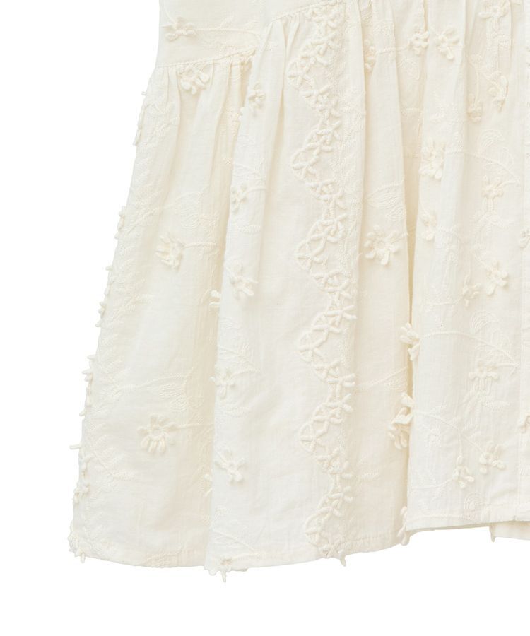 YECCA VECCA「3Dフラワーエンブロイダリーブラウス」|シャツ・ブラウス|