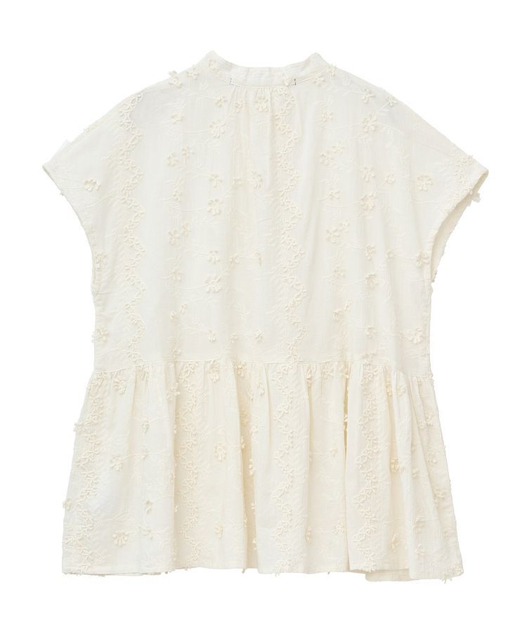 YECCA VECCA「3Dフラワーエンブロイダリーブラウス」|シャツ・ブラウス|