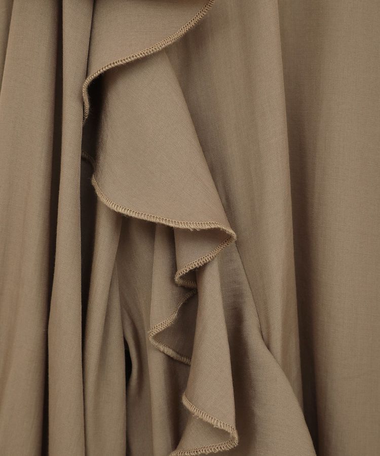 YECCA VECCA「ラッフルリボンロングブラウス」|シャツ・ブラウス|