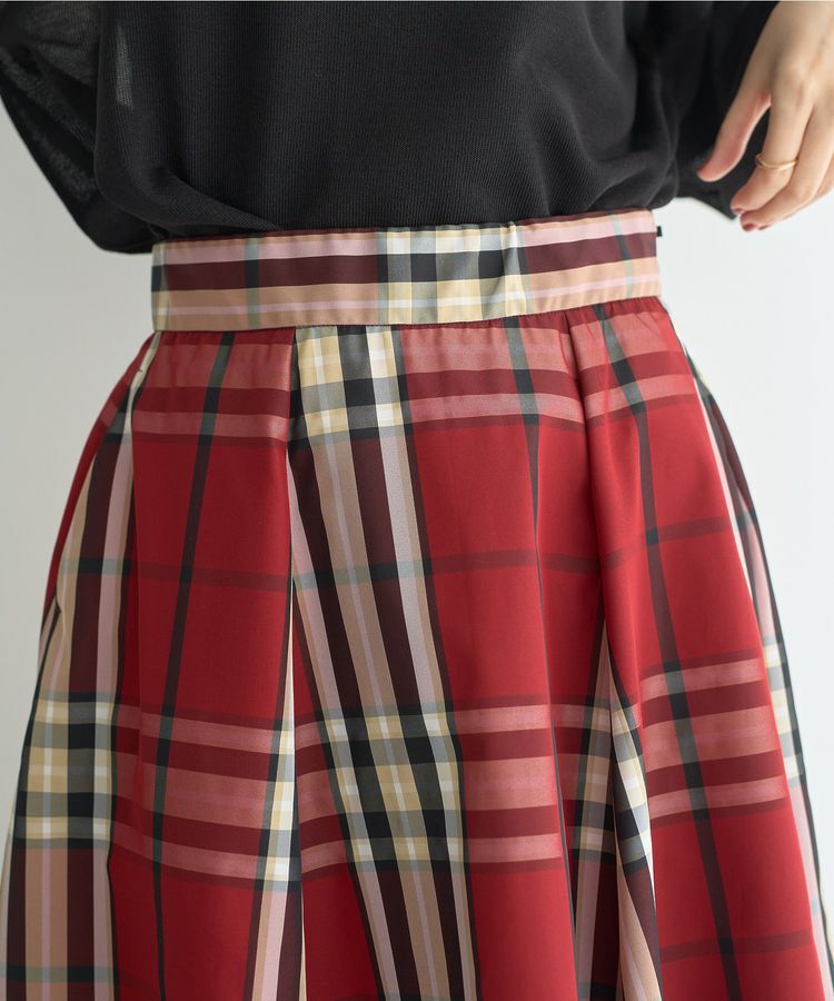 YECCA VECCA「【撥水】メモリーフレアスカート」|フレア|