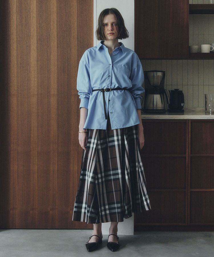 YECCA VECCA「【撥水】メモリーフレアスカート」|フレア|