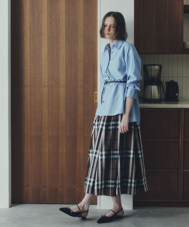 YECCA VECCA「【撥水】メモリーフレアスカート」|フレア|