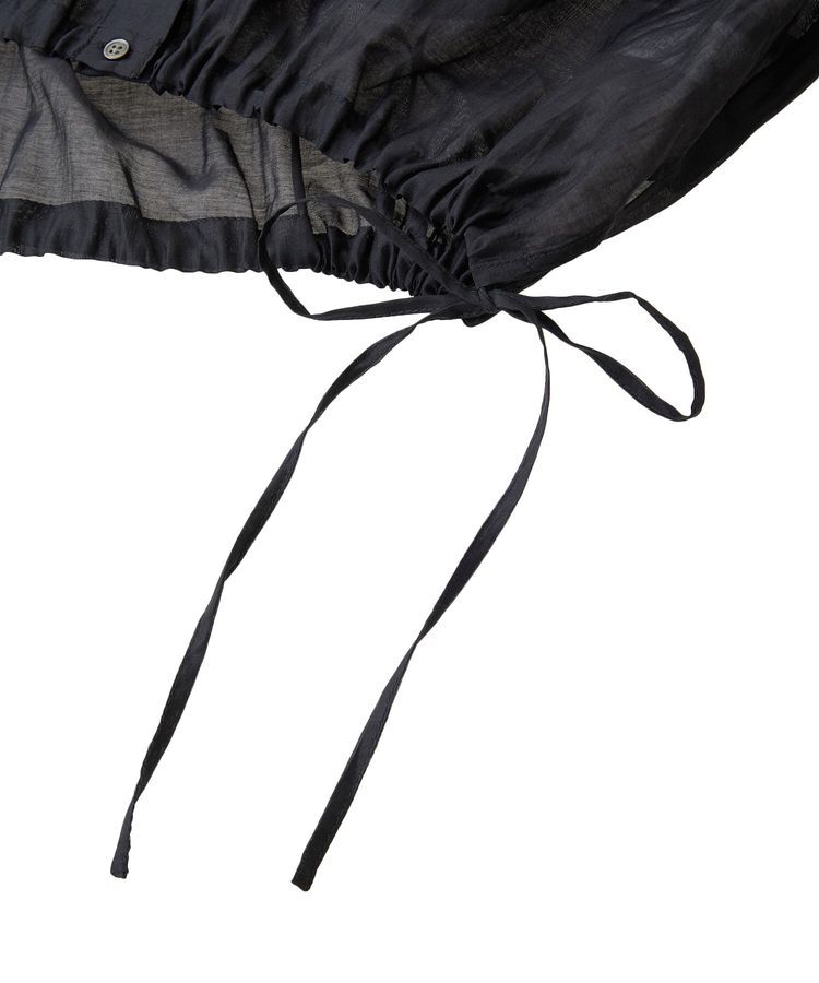 YECCA VECCA「【2点SET】シアーシャツ&times;Aラインキャミワンピース」|ワンピース|