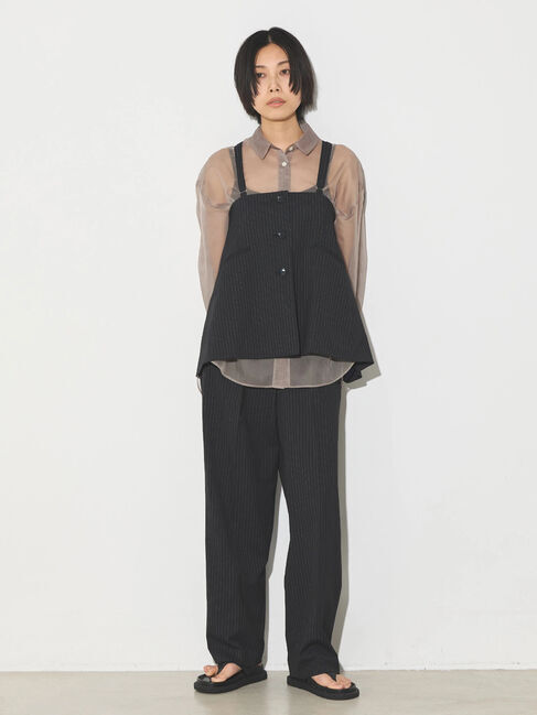 GARAGE OF GOOD CLOTHING「オーガンジーオーバーサイズブラウス」|シャツ・ブラウス|