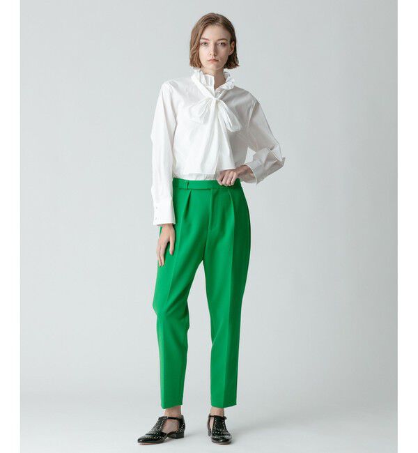 allureville「ダブルクロステーパードタックパンツ」|その他|