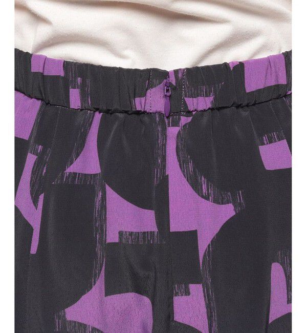 allureville「モダンジオメトリックフレアスカート」|スカート|