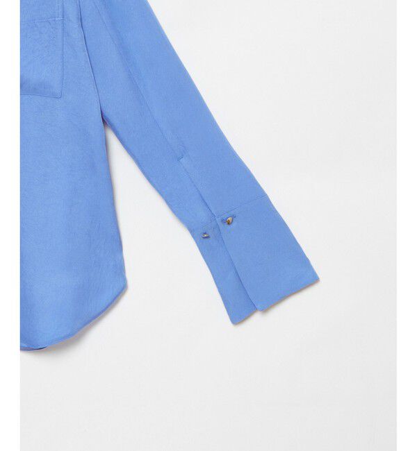 allureville「フリュイドオーバーラップブラウス」|シャツ・ブラウス|