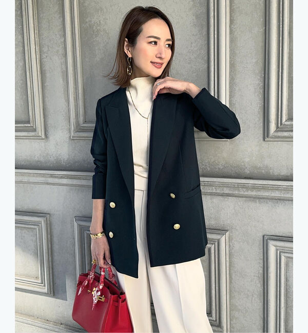 ur's「【星玲奈さんコラボアイテム】テーラードダブルジャケット」|テーラードジャケット|