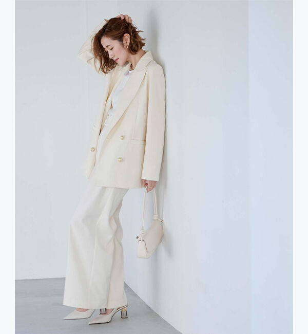 ur's「【星玲奈さんコラボアイテム】テーラードダブルジャケット」|テーラードジャケット|