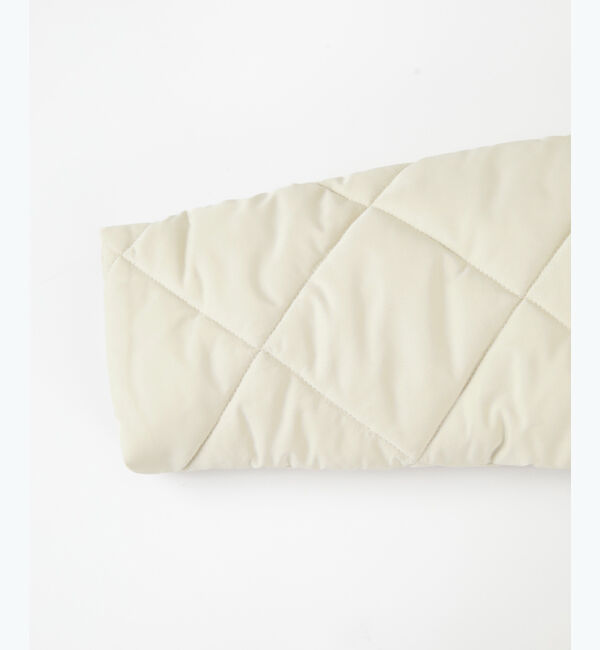 titivate「ドローストリングデザインキルティングコート」|ダウン|